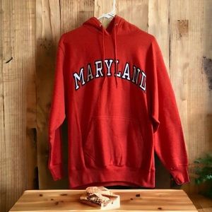 Steve and Barry’s Maryland orange sweatshirt hoodie men’s‎ size S
